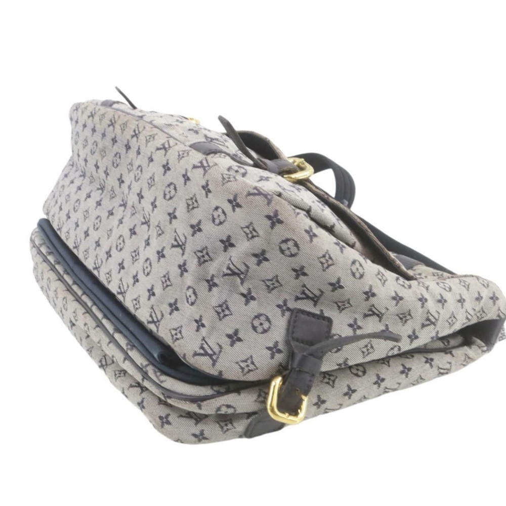 LOUIS VUITTON Blue  Monogram Mini Lin Sac A Langer Diaper Bag- RARE - Picture 6 of 10